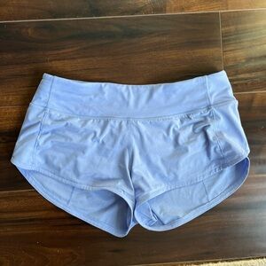Lululemon Speed Up Shorts in Periwinkle